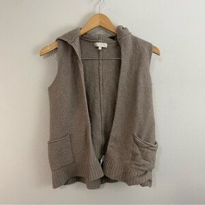 Benedetta‎ B Wool Cashmere Blend Short Sleeve Sweater Vest Women’s Small